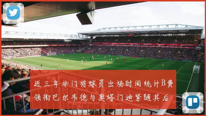 近三年非门将球员出场时间统计B费领衔巴尔韦德与奥塔门迪紧随其后
